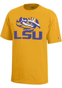 LSU Tigers Youth Gold Eye Logo Short Sleeve T-Shirt