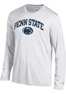 Champion Penn State Nittany Lions White Arch Mascot Long Sleeve T-Shirt