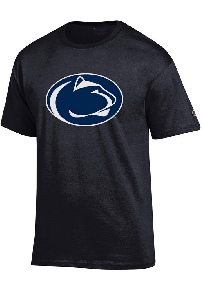 Champion Penn State Nittany Lions Black Primary Logo Short Sleeve T Shirt