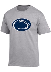 Champion Penn State Nittany Lions Grey Primary Logo Short Sleeve T Shirt