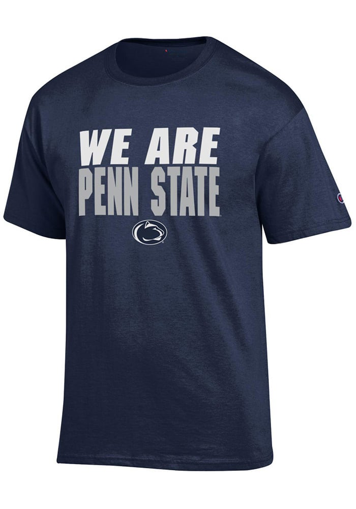 Champion Penn State Nittany Lions Navy Blue Slogan Short Sleeve T Shirt