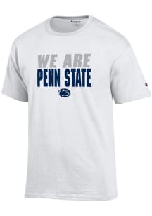 Penn State Nittany Lions White Champion Slogan/Tonal Logo Short Sleeve T Shirt