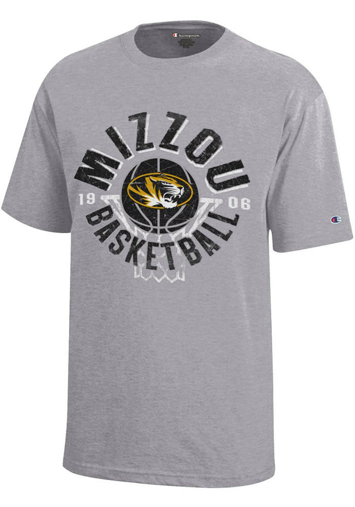 Missouri Tigers Youth Charcoal Arch 42 Short Sleeve T-Shirt