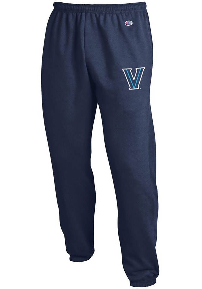 Champion Villanova Wildcats Mens Navy Blue Closed Bottom Sweatpants