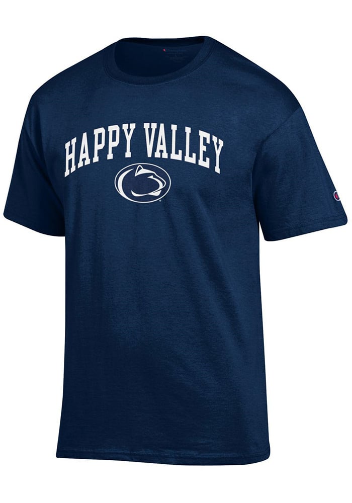 Champion Penn State Nittany Lions Navy Blue Happy Valley Short Sleeve T Shirt