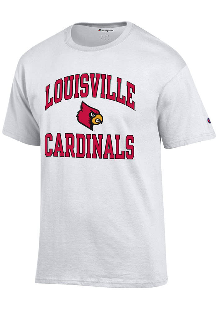 Louisville Cardinals Big & Tall Primary Logo T-Shirt - White