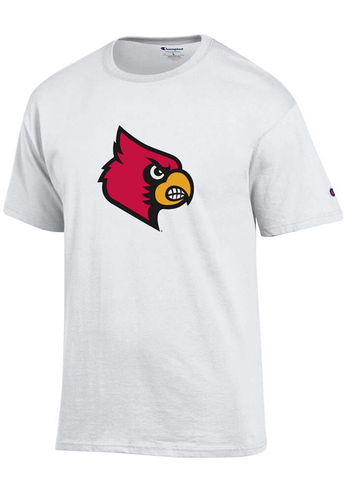 Champion Louisville Cardinals Black Big Logo Short Sleeve T Shirt