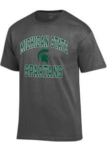 Champion Michigan State Spartans Charcoal Number One Short Sleeve T Shirt
