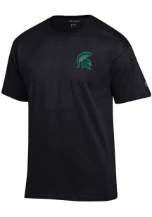 Champion Michigan State Spartans Black Spartan Helmet Short Sleeve T Shirt