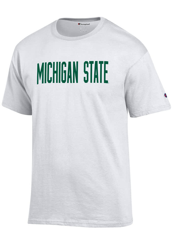 Champion Michigan State Spartans White Rally Loud Short Sleeve T Shirt