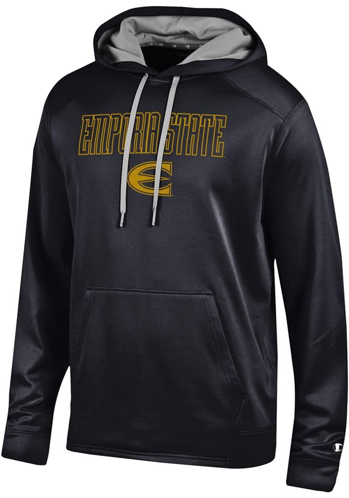 Emporia State Hornets Champion Black Athletic Fleece Hood