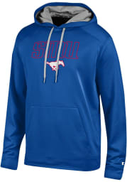 Champion SMU Mustangs Mens Blue Athletic Fleece Hood