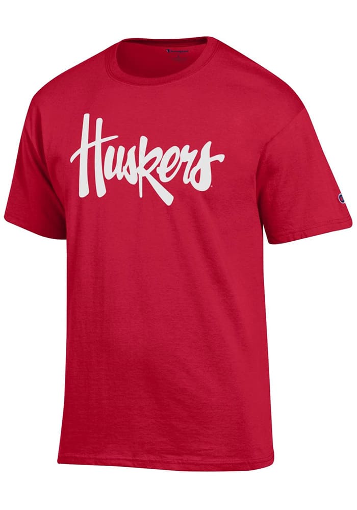 Champion Nebraska Cornhuskers Red Alternate Logo Short Sleeve T Shirt