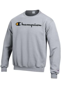 Missouri Tigers Mens Grey Co Branded Long Sleeve Crew Sweatshirt