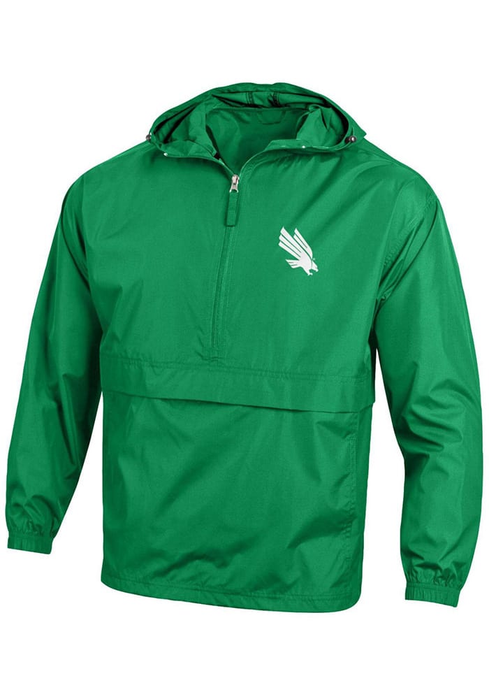 Champion North Texas Mean Green Mens Green Primary Logo Light Weight Jacket