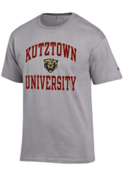 Champion Kutztown University Grey Number One Short Sleeve T Shirt