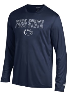 Champion Penn State Nittany Lions Navy Blue Athletic Long Sleeve Tee Long Sleeve T-Shirt