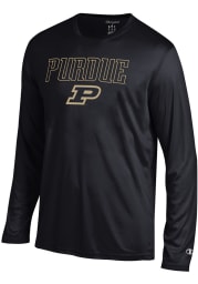 Champion Purdue Boilermakers Black Athletic Long Sleeve T-Shirt