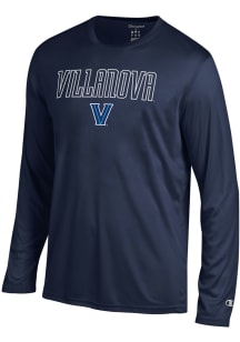 Champion Villanova Wildcats Navy Blue Athletic Long Sleeve Tee Long Sleeve T-Shirt