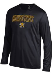 Champion Wichita State Shockers Black Athletic Long Sleeve Tee Long Sleeve T-Shirt