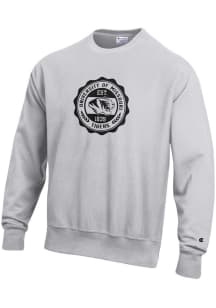 Champion Missouri Tigers Mens Grey Official Seal Long Sleeve Crew Sweatshirt