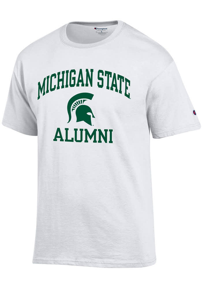 Champion Michigan State Spartans White Alumni Short Sleeve T Shirt