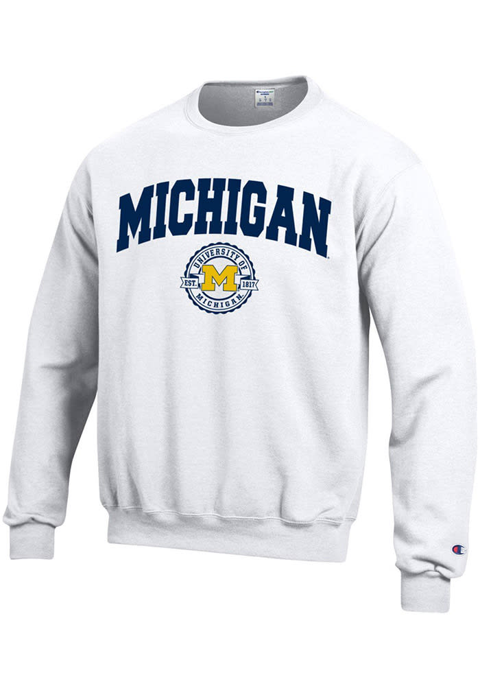 University of Michigan Navy Basic Crewneck Sweatshirt