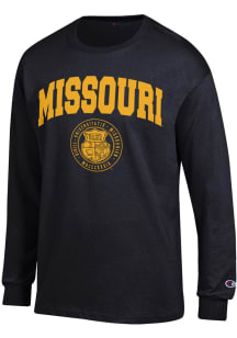 Champion Missouri Tigers Black Official Seal Long Sleeve T Shirt