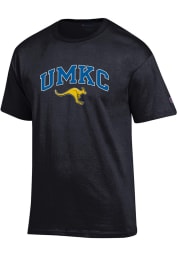 Champion UMKC Roos Black Arch Mascot Short Sleeve T Shirt