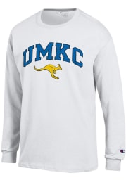 Champion UMKC Roos White Arch Mascot Long Sleeve T Shirt