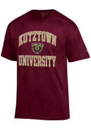Champion Kutztown University Maroon Number One Short Sleeve T Shirt