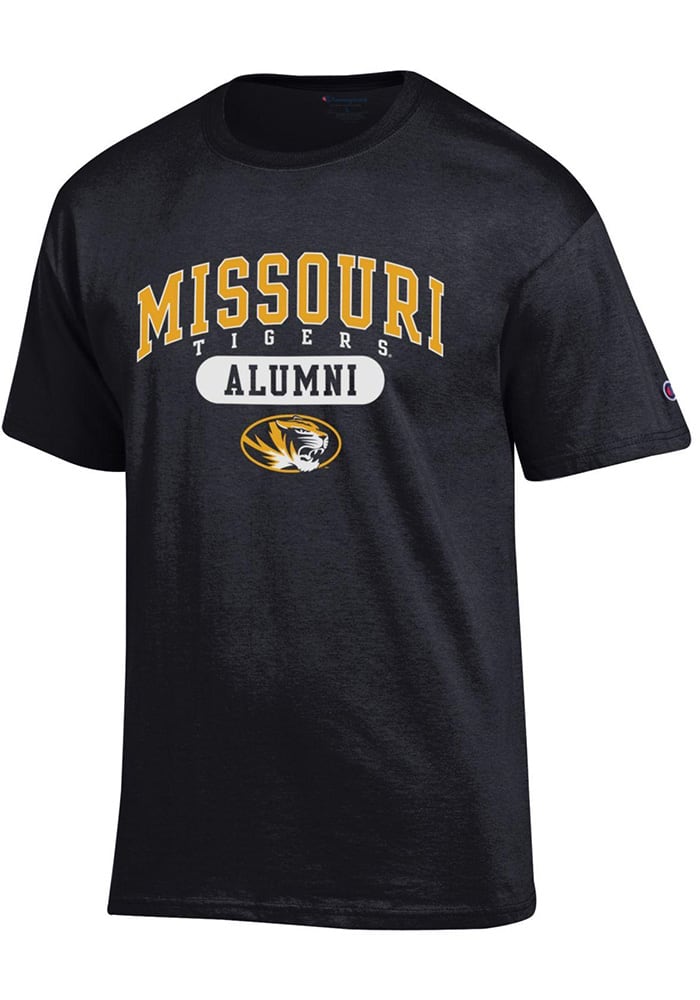 Champion Missouri Tigers Black Alumni Short Sleeve T Shirt