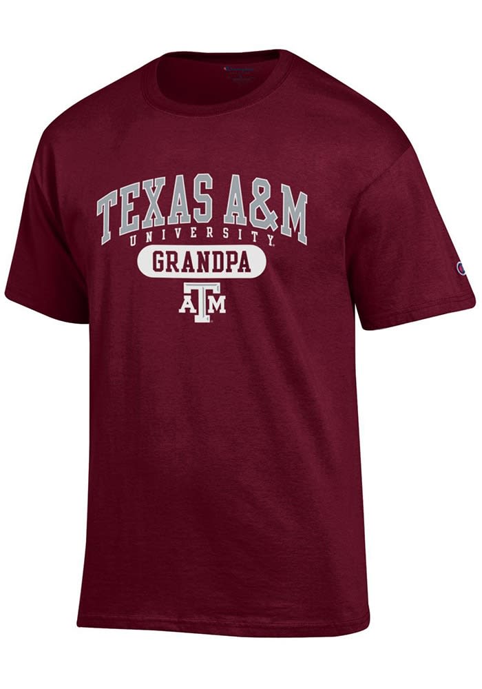 Texas A&M Skyline Grandpa T-Shirt L / GDH100 Maroon