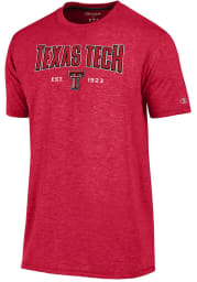 Champion Texas Tech Red Raiders Red Touchback Short Sleeve T Shirt