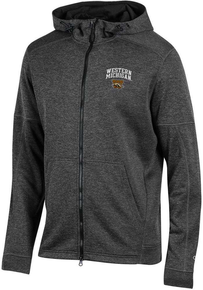 Champion Western Michigan Broncos Mens BLACK Spark Zip