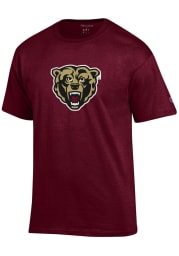 Champion Kutztown University Maroon Primary Logo Short Sleeve T Shirt