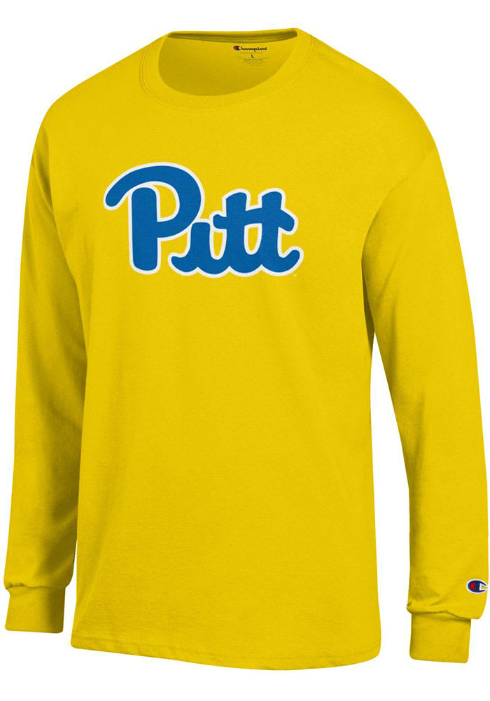 Champion Pitt Panthers Gold Primary Long Sleeve T Shirt