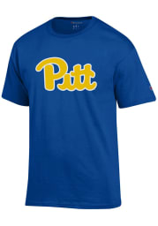 Champion Pitt Panthers Blue Primary Short Sleeve T Shirt