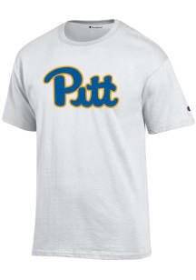 Champion Pitt Panthers White Primary Short Sleeve T Shirt