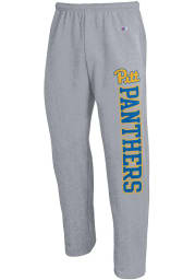 Champion Pitt Panthers Mens Grey Logo Sweatpants