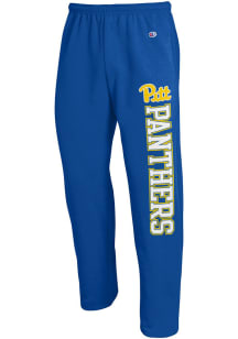 Champion Pitt Panthers Mens Blue Logo Sweatpants