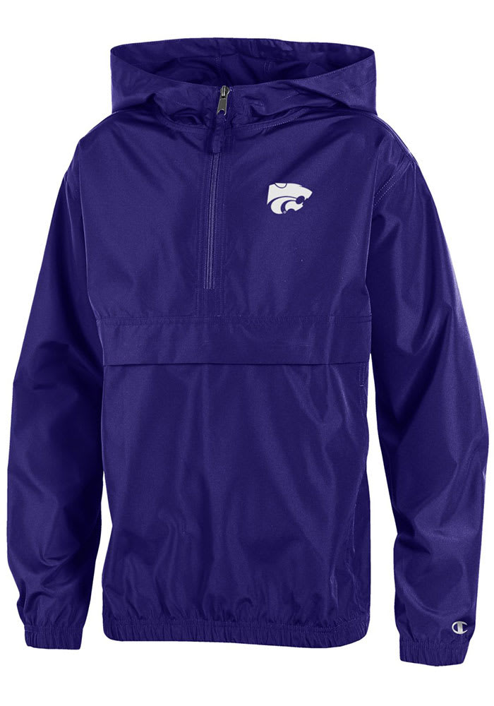 Champion K-State Wildcats Youth Purple Packable Light Weight Jacket