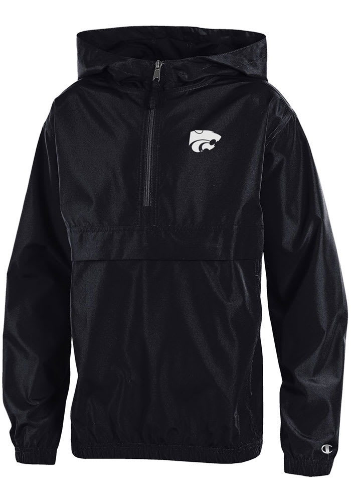 Champion K-State Wildcats Youth Black Packable Light Weight Jacket