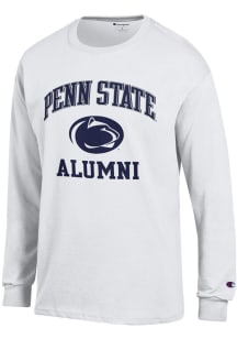 Champion Penn State Nittany Lions White Alumni Number One Design Long Sleeve T Shirt