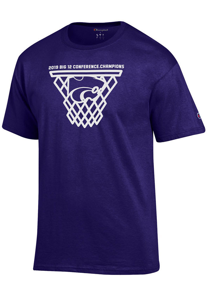 Champion K-State Wildcats Purple 2019 Big 12 Champions Short Sleeve T Shirt