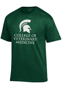 Champion Michigan State Spartans Green College of Veterinary Medicine Short Sleeve T Shirt