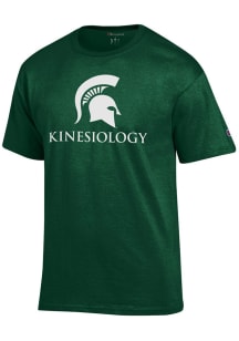Champion Michigan State Spartans Green Kinesiology Short Sleeve T Shirt