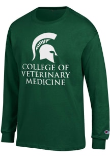 Mens Michigan State Spartans Green Champion College of Veterinary Medicine Tee