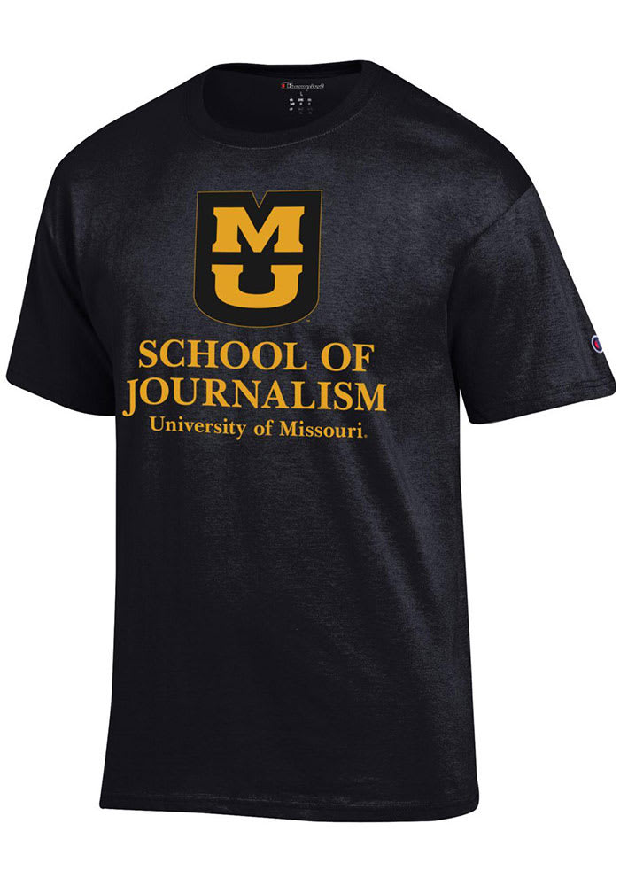 Champion Missouri Tigers Black School of Journalism Short Sleeve T Shirt