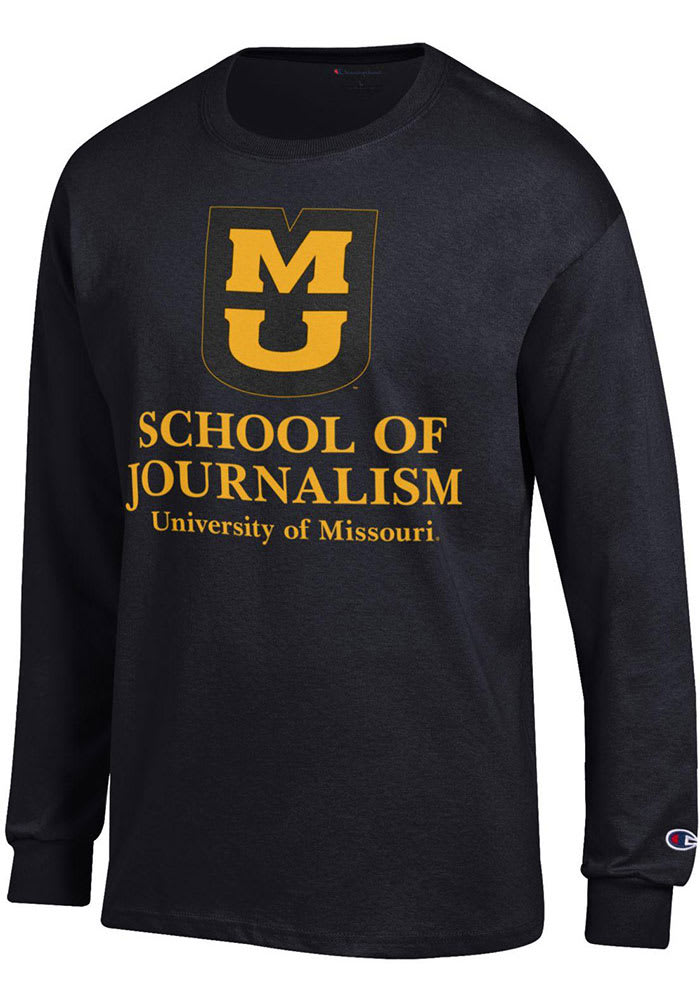 Champion Missouri Tigers Black School of Journalism Long Sleeve T Shirt